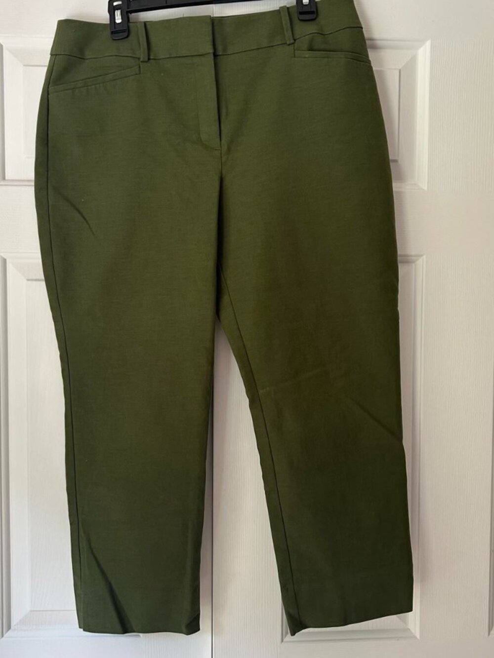LOFT green straight leg trousers Size 12
